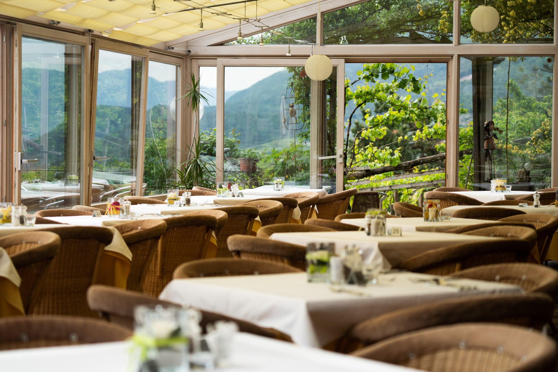 a beautiful restaurant