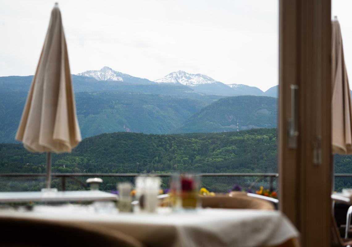 mountain view from hotel balcony
